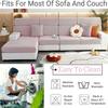 Magic Sofa Covers, Solid Color Interior Magic Sofa Covers, 2023 New Wear-Resistant Universal Sofa Cover, Stretch Sofa Covers (Back Cover, Pink) view 3