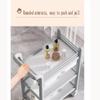 GRRICEPL Rolling Utility Cart, 3-Tier Esthetician Cart, Medical Cart Shelf, Optional with Basin Or Small Trash Can (Color : White-A, Size : 52x37x90cm) view 3