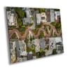 Lombard Street Aerial View - Print/Canvas/Acrylic/Metal (Canvas (3 Panel) Print, 36x72 Inches) view 1