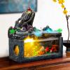 HYQHYX Zen Garden Automatic Tabletop Fountain Tabletop Waterfall Fountain- Tabletop Humidifier with Rockery Aquarium Indoor Fountain view 2