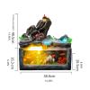 HYQHYX Zen Garden Automatic Tabletop Fountain Tabletop Waterfall Fountain- Tabletop Humidifier with Rockery Aquarium Indoor Fountain view 3