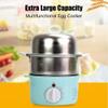 KALWEL,Double Layer Egg Cooker Stainless Steel,Egg Cooker,Microwave Egg Cooker,Hard Boiled Egg Cooker,Electric Steamer,Electric Egg Cooker,(110V) 14 Eggs Capacity - Suitable for Eggs,Pumpkin,Tortillas view 2