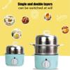 KALWEL,Double Layer Egg Cooker Stainless Steel,Egg Cooker,Microwave Egg Cooker,Hard Boiled Egg Cooker,Electric Steamer,Electric Egg Cooker,(110V) 14 Eggs Capacity - Suitable for Eggs,Pumpkin,Tortillas view 4