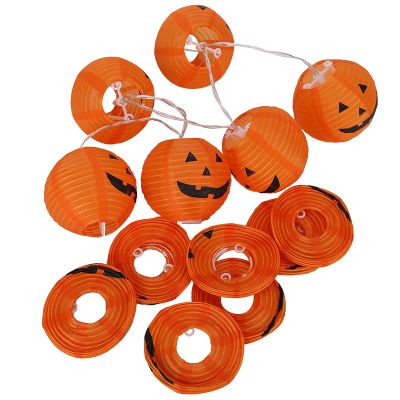 JUOPZKENN Halloween Lights, Jack O Lanterns Halloween Decorations, Halloween Pumpkin Lantern String LED Halloween Pumpkin String Lights, Battery Powered String Lights for Party Decoration