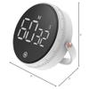Sinllannd Digital Kitchen Timers, Visual Timers Large LED Display Magnetic Countdown Countup Timer Reminder for Cooking Fitness Baking Studying Teaching, Easy for Kids and Seniors (DT01, White) view 2