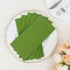 20 Olive Green Rectangular 17x12 in Disposable Airlaid Paper Dinner Table Napkins Party Events Reception Tableware Home Decorations view 4