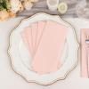 20 Blush Rectangular 17x12 in Disposable Airlaid Paper Dinner Table Napkins Party Events Reception Tableware Home Decorations view 2