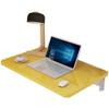 Folding Wall Table, Kitchen Dining Table, Computer Desk, Study Table, Space Saver Fold Convertible Desk,Yellow-60x50/24x20in view 1