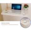 Folding Wall Table, Kitchen Dining Table, Computer Desk, Study Table, Space Saver Fold Convertible Desk,Yellow-60x50/24x20in view 4