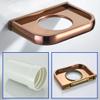 Rose Gold Bathroom Hardware Luxury Bath Towel Shelf Toilet Brush Holder Paper Rack Coat Hook Soap Dish Bathroom Accessories Set,Toilet Brush Holder view 2