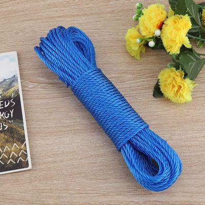 20m Nylon Rope Lines Cord Clothesline Garden Camping Outdoor(Blue)