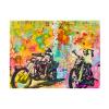 Wrapped Canvas Wall Art - Dean Russo 'Easy Rider' Wall Art for Living Room, Bedroom, or Office Dcor - 24x32 view 2