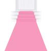 Hamankim Wedding Party Hallway Exhibition Runner Carpet Pink Rug Event Ceremony Aisle Stairs Carpets for Weddings Decoration Church Party Prom Beach Outdoor 2mm Thickness (Size : 1x50m) view 1