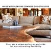 Cowhides Direct Genuine Cowhide Throw Pillow (Patchwork, 20x20) - Authentic Brazilian Cowhide Pillow Cover with Plush Inserts - Luxury Cow Fur Pillow for Home Dcor view 4