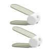Zerodeko 2pcs Double Layer Narrow Shoe Rack Foldable Storage Organizer Shoes Holder Cubby Space-saving view 1