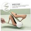 Zerodeko 2pcs Double Layer Narrow Shoe Rack Foldable Storage Organizer Shoes Holder Cubby Space-saving view 4