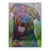 Dean Russo 'Louie' Floating Brushed Aluminum Art view 1