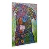Dean Russo 'Louie' Floating Brushed Aluminum Art view 2