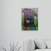 Dean Russo 'Louie' Floating Brushed Aluminum Art view 3