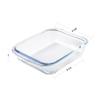 1.6-Qt Basics Square Tempered Glass Baking Dishes, Set of 2 view 3