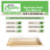 EcoQuality Small Compostable Sushi Trays with Lids - Natural Sugarcane Bagasse Take Out Sushi Container - Biodegradable, Disposable Sushi Plate with Lid, Eco Friendly, To go, Serving Tray (150) view 2