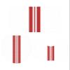 Christmas Farmhouse Bathroom Rugs Mat Sets 3 Piece, Holiday Themed Red Stripes Bathroom Decor Mat Set with Non-Slip Rug, Toilet Lid Cover and Bath Mat Accessories view 1
