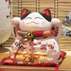 21cm Maneki Neko Ceramic Decoration Creative Home Savings Tank view 2