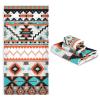 ALAZA Aztec Design Towel Bathroom Sets 3 Piece Bath Towel Sets1 Bath Towel 1 Hand Towel 1 Washcloth Soft Luxury Absorbent Decorative Towels for Beach Gym Spa view 1