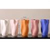 AISEER Modern Bud Vase Water Wave Ceramic Vase Large Flower Vases Arrangement Flower Arrangement Living Room Table Top Home Decoration Art Flower Vessel view 3