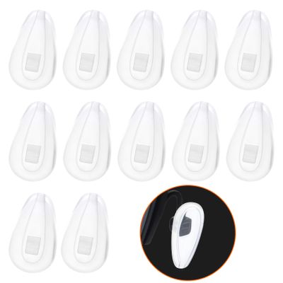 Betterun 6 Pairs Clear Soft Silicone Replacement Nose Pads for Oakley Tincup OX3184/Conductor 6 OO4106/Conductor 8 OO4107/Savitar OO6047/Wiretap 2.0 OX5152/Base Plate OX3232/Surface Plate OX5132