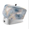 Colorful Marble 4 Slice Toaster Cover Small Appliance Cover Toaster Dustproof Fingerprint Protectors Machine Washable, Abstract Gradual Romantic Aesthetics Marbling view 1