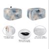 Colorful Marble 4 Slice Toaster Cover Small Appliance Cover Toaster Dustproof Fingerprint Protectors Machine Washable, Abstract Gradual Romantic Aesthetics Marbling view 2