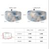 Colorful Marble 4 Slice Toaster Cover Small Appliance Cover Toaster Dustproof Fingerprint Protectors Machine Washable, Abstract Gradual Romantic Aesthetics Marbling view 3