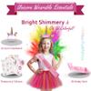 Unicorn Birthday Decorations with Backdrop for Girls- Unicorn Party Supplies Serves 16 Includes Happy Birthday Banner, Unicorn Backdrop, Napkins, Plates, Cake Topper, Headband, Sash & Tablecloth view 3