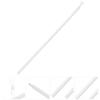 OSALADI Curtain Rods Blinds Window Curtains Window Shades Blind Tilt Rod Stick with Hook Opener Hooks White Pull Wand Pp Opener Tie view 2