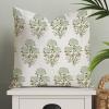 MangGou Mint Green Mughal Gardens Spring Floral Euro Sham Pillow Covers Chinoiserie Case Asian Throw Cushion Cover 20x20in Farmhouse Pillowcase Home Decor for Sofa Couch Bed Office Car (84w3rhb237vs) view 1