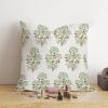 MangGou Mint Green Mughal Gardens Spring Floral Euro Sham Pillow Covers Chinoiserie Case Asian Throw Cushion Cover 20x20in Farmhouse Pillowcase Home Decor for Sofa Couch Bed Office Car (84w3rhb237vs) view 4
