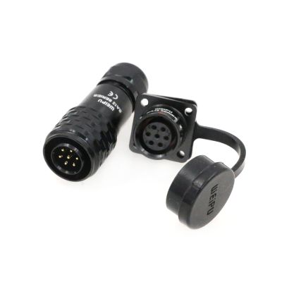 SZRMCC WEIPU SA12 7Pin Waterproof Connector 12mm Push Pull Solder Aviation Wire Connector Male Plug Female Socket for Automotive Industrial Electrical (7 Pin 5A)