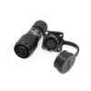SZRMCC WEIPU SA12 7Pin Waterproof Connector 12mm Push Pull Solder Aviation Wire Connector Male Plug Female Socket for Automotive Industrial Electrical (7 Pin 5A) view 1