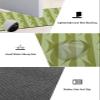 Abstract Geometric Bath Mat Rug Quick Dry Absorbent Rubber Backed Bathroom Mat Green Minimalist Bathroom Rugs Fit Under Door-Bath Mats Shower Rug for Bathroom Floor Mat in Front of Sink 24"x 36" view 2