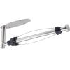 Gewtur Single Hand Operable Paper Towel Holder Under Cabinet with Damping Effect, Self Adhesive Paper Towel Roll Holder Wall Mounted for Kitchen Bathroom, SUS304 Stainless Steel Brushed Nickel view 1