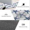 ALAGEO Summer Starfish Bath Mat Rug Quick Dry Absorbent Rubber Backed Bathroom Mat Beach Navy Blue Bathroom Rugs Fit Under Door-Bath Mats Shower Rug for Bathroom Floor Mat in Front of Sink 24"x 36" view 2