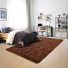 Noahas Fluffy Bedroom Rug,3x5 Feet Plush Fuzzy Brown Area Rugs for Living Room, Non Slip Thick Soft Shaggy Nursery Furry Floor Dorm Kids Carpet view 3