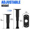 SKMYL Adjustable Height Center Bed Support Leg for Sagging Shelf, Furniture Legs for Frame,Slat and Riser, Adjustable Height 7"-13.5" (2PCS) view 2
