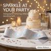 ZHBDPaty It's My Birthday Sash Silver Glitter Decorations for Women Girl Party Supply view 4