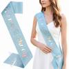 ZHBDPaty It's My Birthday Glitter Sash Blue for Women Girl Party Accessory view 1