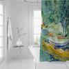 Wewoo Home Impressionist Painter Impressionism Shower Curtain Waterproof Shower Curtain Decoration Set with Hooks Condo Bathroom Curtain Easy to Install W84xL78in view 3