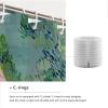 Wewoo Home Impressionist Painter Impressionism Shower Curtain Waterproof Shower Curtain Decoration Set with Hooks Condo Bathroom Curtain Easy to Install W84xL78in view 4