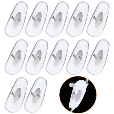 Betterun 6 Pairs Clear Soft Silicone Replacement Nose Pads for Ray-Ban Aviator RB3025/RB3026/RB3030/RB3211/RB3362/RB3445/RB4175