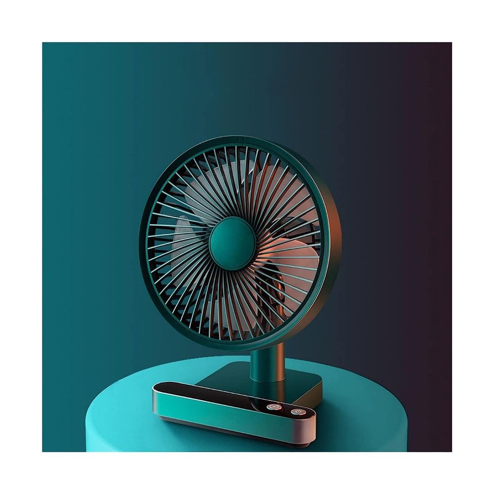 ZUMAHA Fan 4 Speed Settings Small Fan, Desk Fan with LED Display, Personal Fan with Removable Grille for Indoor/Home/Office Useful